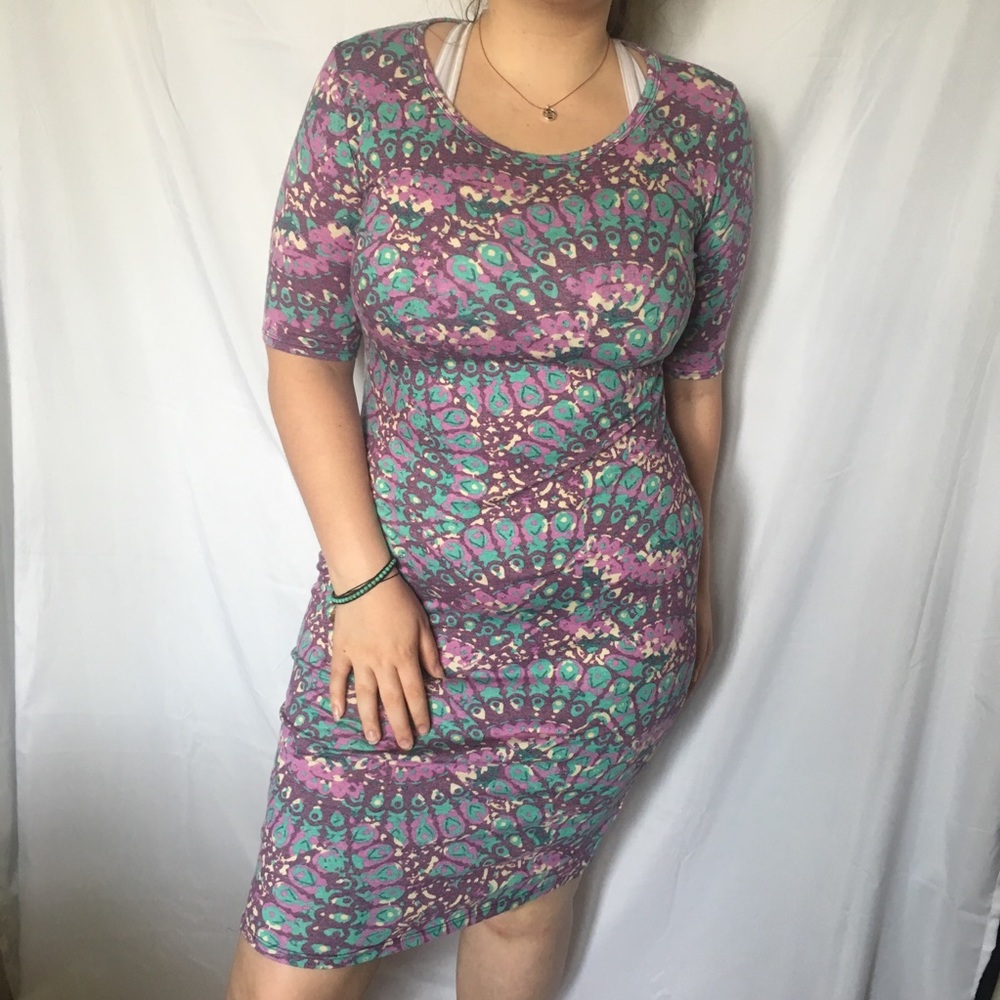 LuLaRoe Julia Heathered Dress